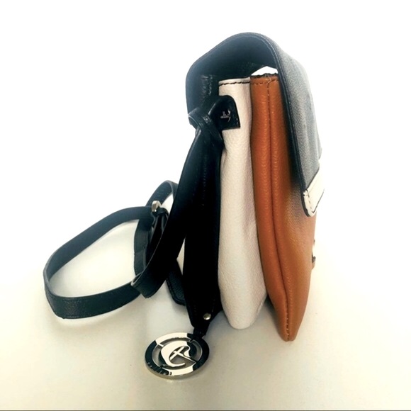 NWOT GENUINE LEATHER CELLINI Crossbody Bag - Picture 3 of 8